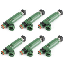 6PCS Fuel Injectors Nozzle 23250-66010 2325066010 23209-66010 2320966010 for Land