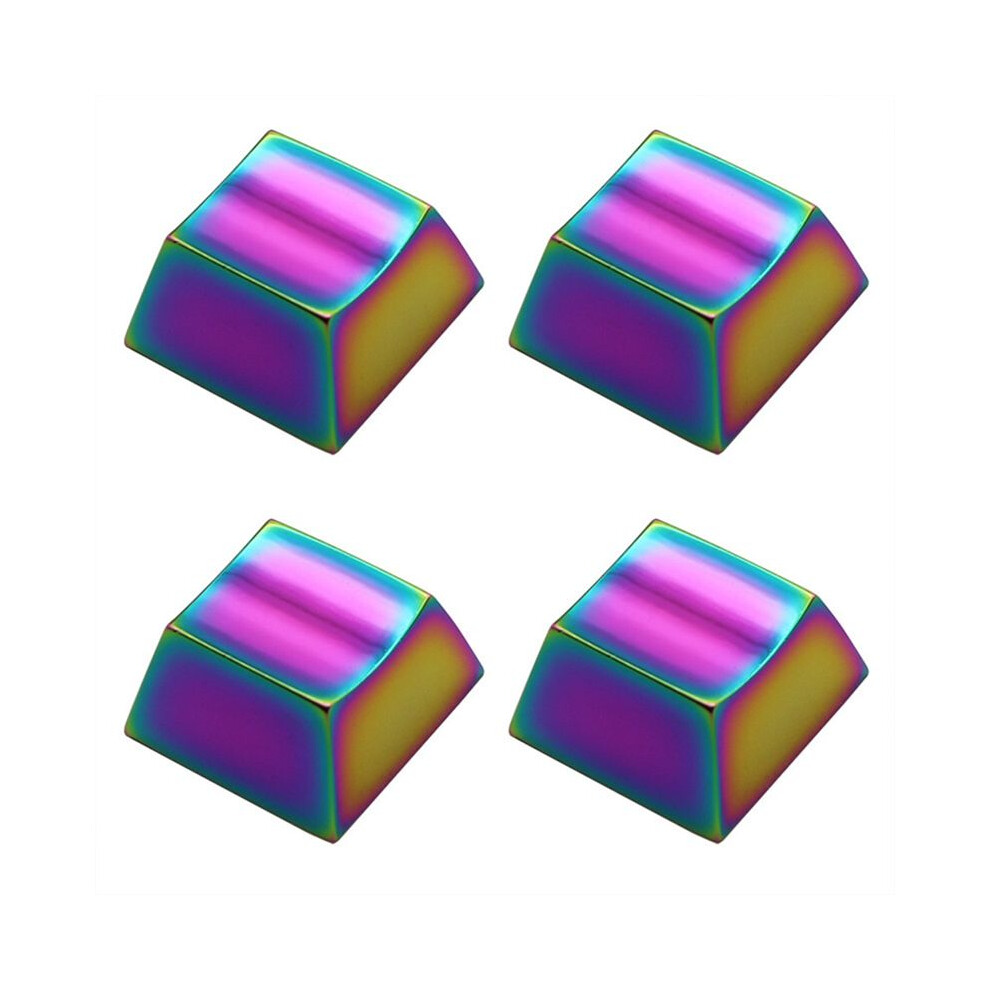 4Pcs Keycaps Aluminum Alloy Keycaps Wear-Resistant Keycaps Diy Gaming Keycaps Mechanical Keyboard Keycaps 6031233211349