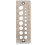 Dowel Maker Tool Premium Doweling ToolEnglish 17 Holes Dowel Plate for Making Slim Dowels Peg Plugs 1