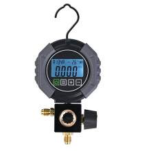 Digital Single Manifold Meter 0-6000 Kpa AC HVAC Refrigeration Pressure Tester for Diagnostic Testing Maintenance