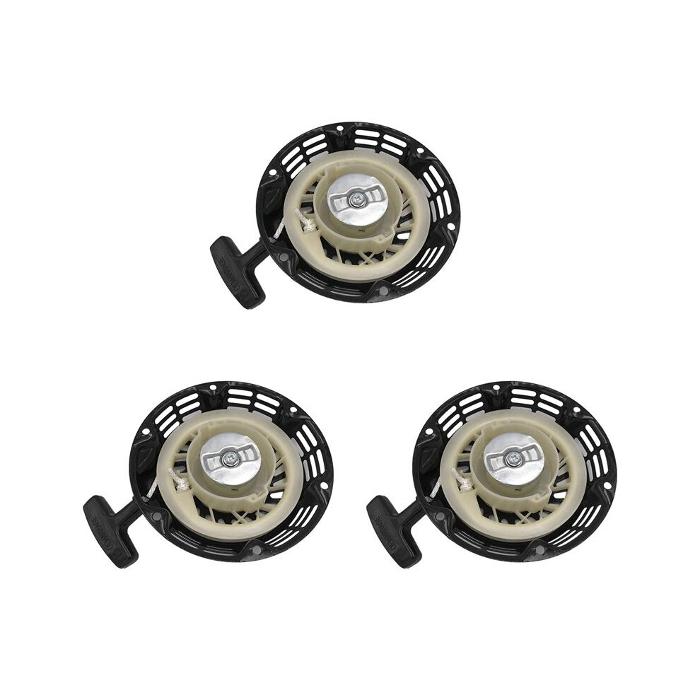 3X Black Rewind Pull Fit For Gx160 Gx200 5.5Hp 6.5Hp Grass Trimmer Lawn Mower Chainsaw 4714078983931