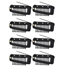 8pcs Chunni Clips for Wedding , Wig & Scarf - Non-Slip Hair Extension Clips with Soft Rubber - Secure Dupatta, Hijab