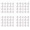 5 mm Pin Shelf Support Shelf Studs Strong Support 80 Pcs, Transparent 1