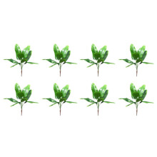 8X Artificial Plants Tropical Leaves Banana Tree Faux Leaf of Plant Fake Leaves Indoor Outside Garden Wedding Decor