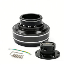 Adaptateur de Moyeu à Dégagement Rapide 6 Trous pour Volant de Simulateur de Course MOZA Simagic M10 A/ Euro Truck QR040 A