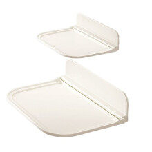 2PCS Portable Bedside Storage Shelf Wall-Mounted Bed Rack Foldable Hanging Shelf Kitchen Bathroom Storage Holder,C