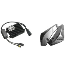 1x 12V Slim 100W Hid Ballast Replacement Xenon Light Ballast & 2 x Rear Bumper Lip Diffuser Splitter Protector