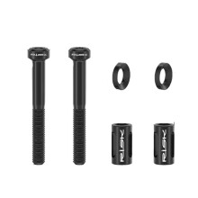 RISK M5x40mm Tornillos de Fijación para Soporte de Ciclocomputador de Bicicleta de Carretera MTB Soporte de Potencia de Velocímetro Tornillos de