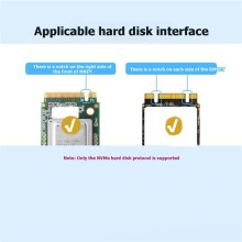 PCIe zu M.2 NVMe und I2S Audio-Erweiterungskarte für Raspberry Pi NVMe SSD Adapterkarte Digitales Audio-Schnittstellenmodul