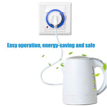 Steckdosen-Zeitschaltuhr 24-Stunden-Plug-In-Elektrische Mechanische Steckdosen-Zeitschaltuhr Steckdosen-Mechanische Zeitschaltbuchse US-Stecker