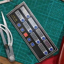 3X CAL-8B Calculagraph Portable, Minuterie Numérique à 8 Canaux, Minuterie de Cuisson de Cuisine Affichage LCD Rappel de Tremblement D'Horloge