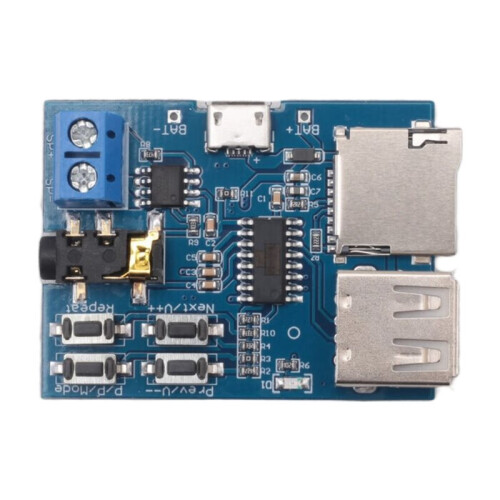 2 Pcs Mp3 Lossless Decoder Board Comes with Amplifier Mp3 Decoder TF Card 1
