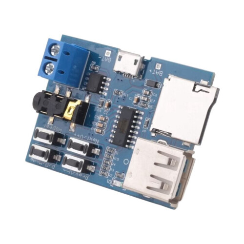 2 Pcs Mp3 Lossless Decoder Board Comes with Amplifier Mp3 Decoder TF Card 2