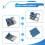 2 Pcs Mp3 Lossless Decoder Board Comes with Amplifier Mp3 Decoder TF Card 10