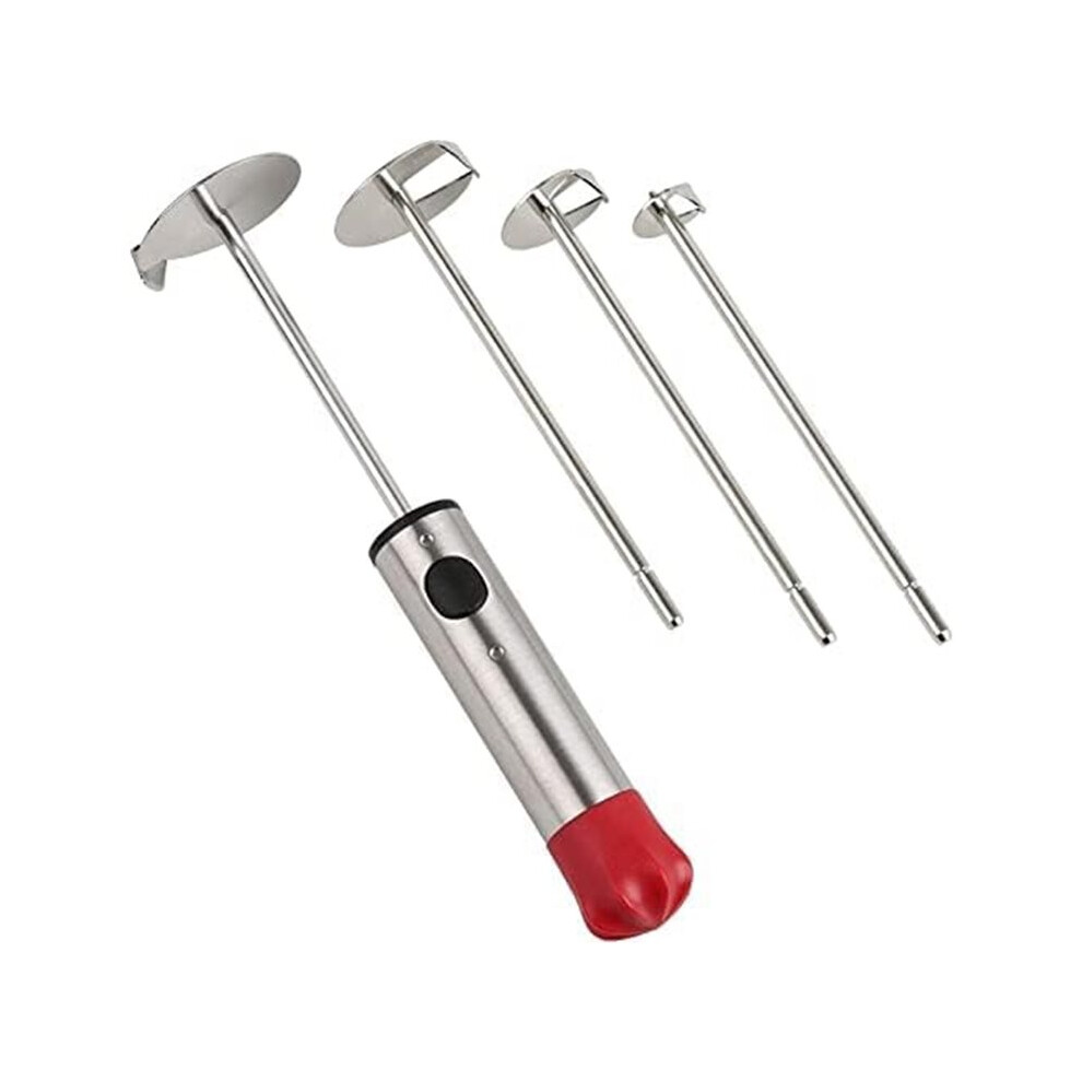 Stainless Steel Vegetable Fruit Corer Spiralizer With 4 Interchangeable Blades And Anti-Slip Handle 4713642540525