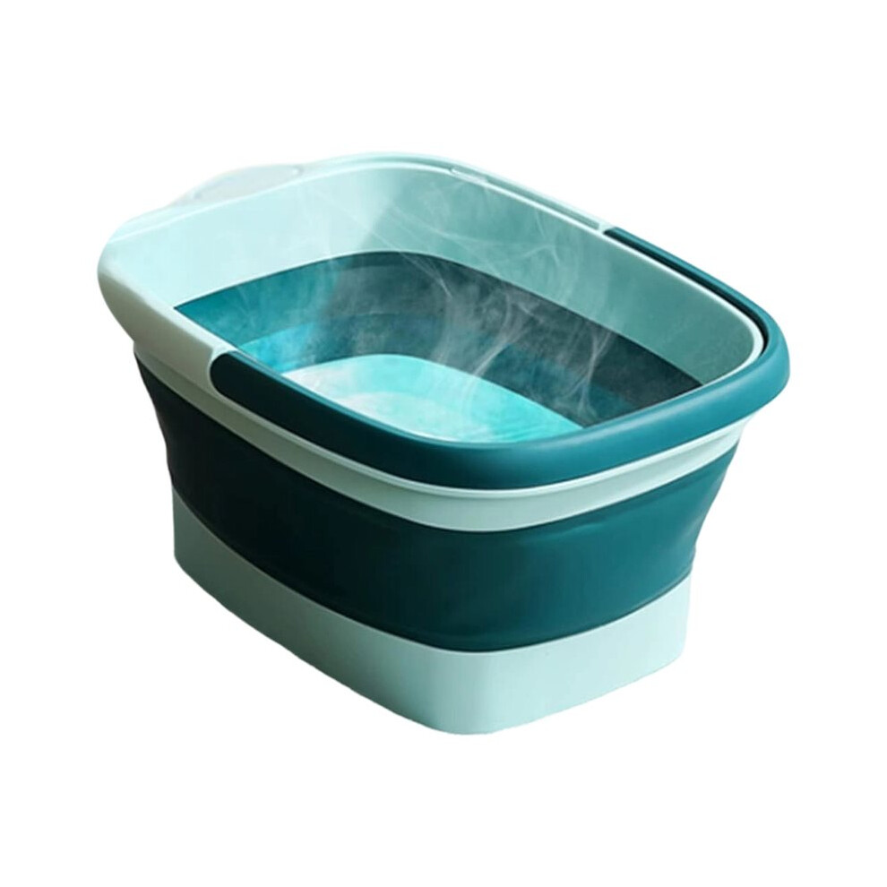 Foot Spa Bath Massager,Soaking Tub with Acupoint Massage, Pedicure Basin with Handle, Large Foldable.