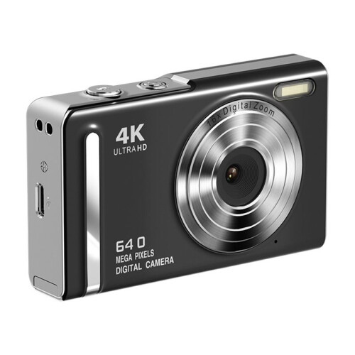 4K Digital Camera LED Flash 64MP HD Pixel Retro Ccd Portable Card Entry-Level Camera Auto Focus A