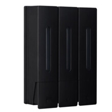 Liquid Soap Dispenser No Drill Wall Mounted Triple Shower Shampoo and Conditioner Dispenser for Home Hotel Bathroom