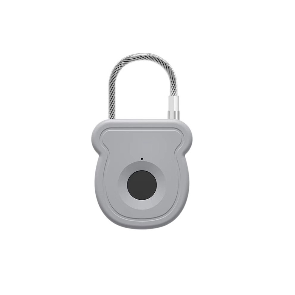 Keyless Fingerprint Biometrics Padlock Electric Lock 20 Users Plastic Material Fingerprint Lock With Usb Charging 4714140701555