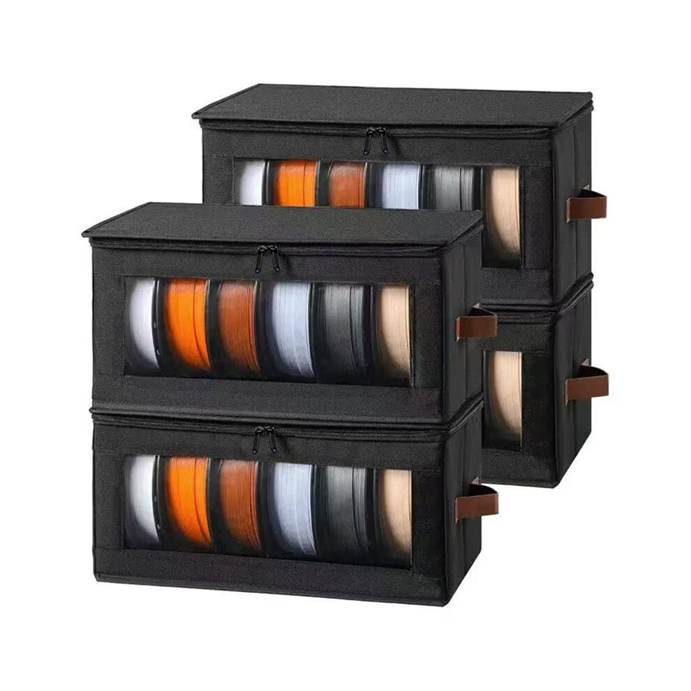 4 Pack 3D Printer Filament Storage Box Holds To 24 Rolls With Desiccants Ideal For Home Studio 6032751617705