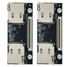 2 Pcs Expansion Network Interface Card Hard Drive Adapter TF Card Adapters in-Vehicle NAS Systems-Not with IPods
