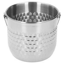 Insulated Ice Bucket Double Layer Stainless Steel, Wine Ice Bucket with Lid - Rust, Easy to Clean, Perfect for Parties