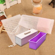 4X Rectangular Wooden Soap Mold with Silicone Liner Cover Loaf Soap Mold Tool DIY Soap Candle Mold 1200G Mold Tool