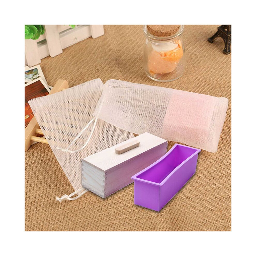 4X Rectangular Wooden Soap Mold With Silicone Liner Cover Loaf Soap Mold Tool Diy Soap Candle Mold 1200G Mold Tool 6034124909509