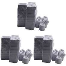 Coin Display Box - Set of 90 3D Floating Frame Display Holder with Stands White, 2.75 X 2.75 X 0.75 Inches