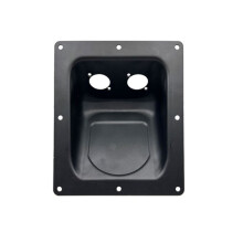 Boîte de Jonction pour Haut-Parleur, Connecteur à Base Carrée 135 X 161 mm, Plaque Murale, Support de Câble, Connecteur de Fil pour Haut-Parleur