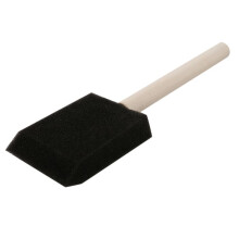 120 Pcs Foam Sponge Paint Brush Wood Handle Paint Brush Set Painting Tool for Acrylics Stains Varnishes Art Supplies
