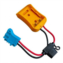 Adaptateur de Faisceau de Câbles Power Wheels DIY avec Porte-Fusible pour Batterie pour 18V/20V pour Véhicules Électriques Peg-Perego