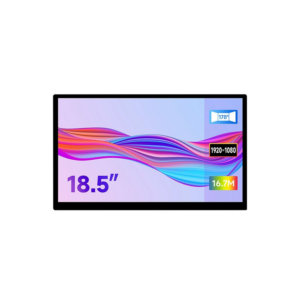 18.5Inch Capacitive Touch Display Ten Point Touch 1920X1080 Fhd Dcc/Ci Dimming For Raspberry Pi / Jetson / Pc 4712291722146