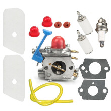2X Carburetor Gaskets Filters Kit for 124L 125L 125Ld 128C 128Cd 128L 128Ld 128R Trimmer