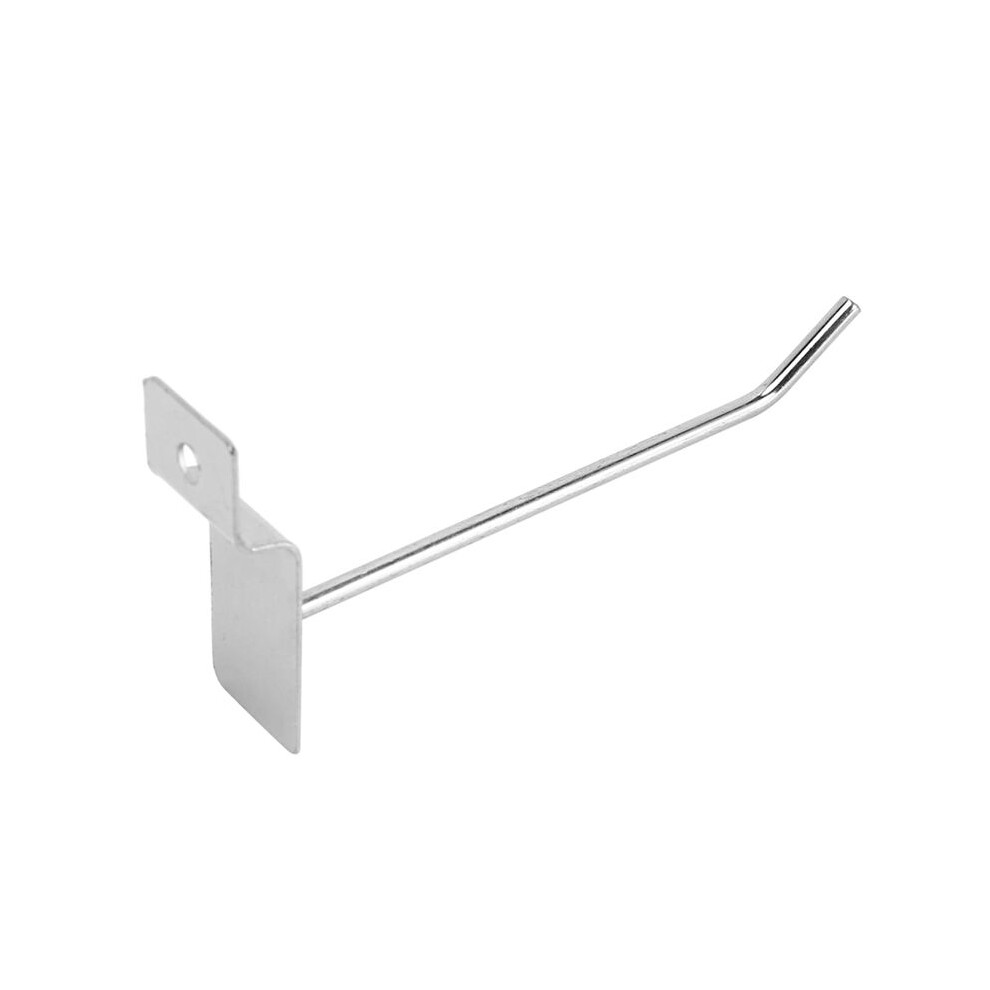 100 X Slatwall Single Hook Pin Shop Display Fitting Prong Hanger 100Mm 4711707606582