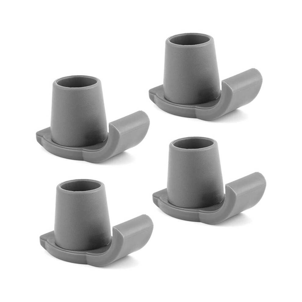 Walker Ski Glides, 4 Pieces Heavy Duty Walker Glides Walker Feet Replacement Walker Glide Skis for 1 1/8 Inch Tubes Tool