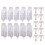 10PCS DX5 Ink Damper for  with 2Pcs JYY Small Ink Pump for 2