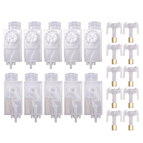 10PCS DX5 Ink Damper for  with 2Pcs JYY Small Ink Pump for 1