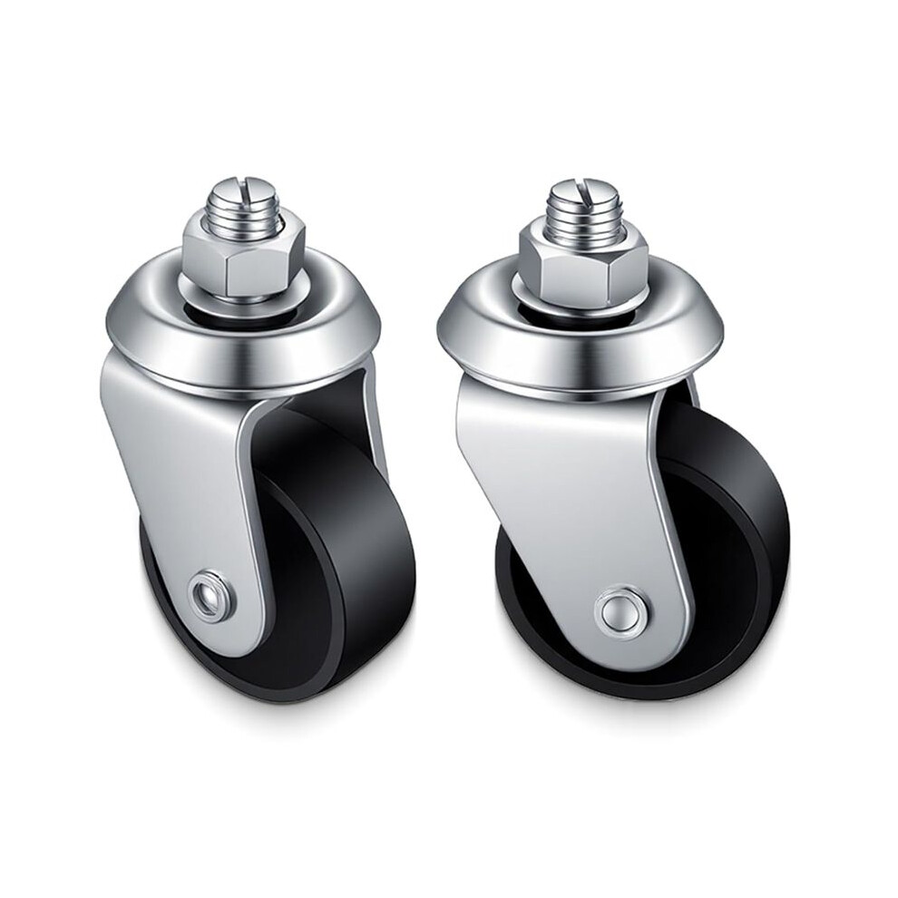 2 Pcs Floor Jack Casters For 4 Ton Floor Jack,Cast Iron Racing Jacks Caster Wheel With 16Mm Stem,Floors Jacks Parts 4711080816455