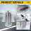 Wheel Hub Remover: Professional Universal Front Wheel Hub Puller and Installer Tool 3