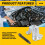 Wheel Hub Remover: Professional Universal Front Wheel Hub Puller and Installer Tool 7