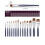 Professional Face Paint Brushes Set,Including 14pcs Different Size Paint Brushes & Standable Case,Convenient to Use 8