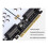 Placa Adaptadora de Disco Duplo U.2 Dual-Disk SFF8639 Disco Rígido U.2 NVME e  de 2,5 Polegadas para Placa Dividida PCIE4.0 10