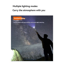 Outdoor Camping Lantern 8000mah Rechargeable Colorful Lights with Magnet Portable Emergency Tent Light Work Lighting