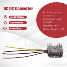 Szwengao 12V 24V to 5V 10A Step Down   Converter Regulator 12 Volt to 5 Volt 50W Buck Power Supply