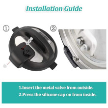 Pressure Valves Set for Instant 3/5/6QT Pressure Cooker Pressure Cooker Accessories Steam Release Valves Pressure Valves