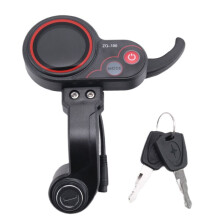 ZQ-100 Mileage Meter with Key Speed Adjustable Electric Scooter Meter 6 Pin Display for Electric Scooter Dashboard