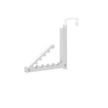 Over the Door Hooks with 10 Ridges, Space-Saving over the Door Clothes Hanger and Drying Rack,Larger Capacity Door Hooks