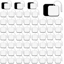SM Electrodes Pads 60PCS TENS Unit Replacement Pads TENS Unit Pads 2x2" for AUVON TENS,TENS 7000 Replacement Pads