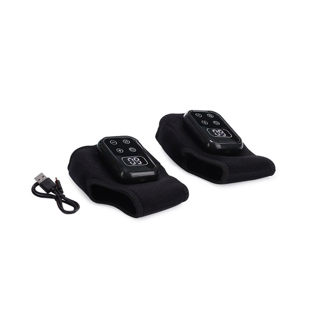 2PCS 3in1 Cordless Foot Massagers Heated Ankle & Foot Massager for Pain and Circulation 5 Heat Levels & Multiple Modes